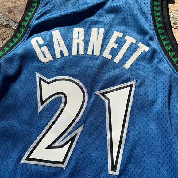 Kevin Garnett Minnesota Timberwolves Adidas NBA Swingman Jersey Blue Size XL - Picture 6 of 7